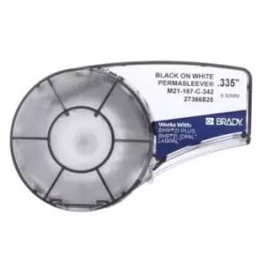 Image of Brady Heat Shrink Cable Sleeve Cable Marker Label, For Use With BMP21, BMP21-PLUS, IDPAL