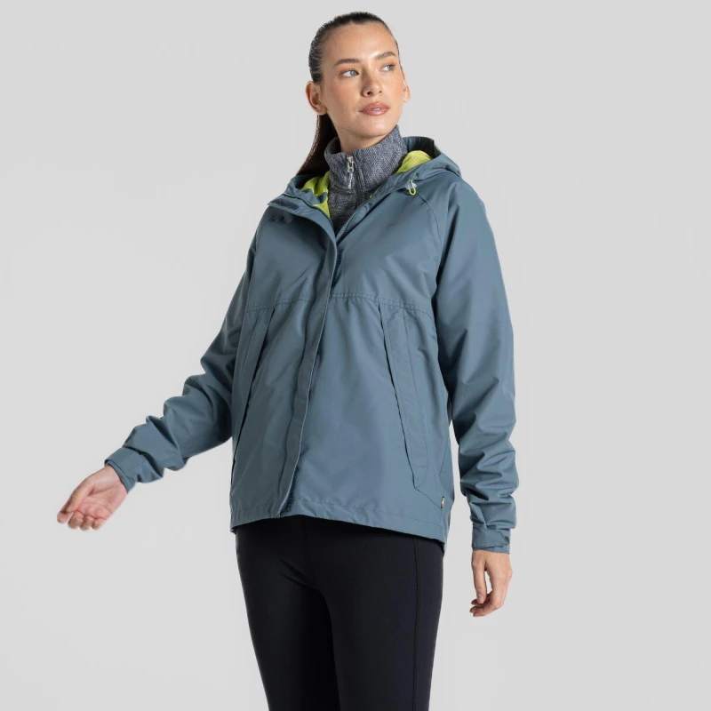 Image of Craghoppers Womens Ossus Breathable Waterproof Jacket 10 - Bust 34' (86cm) STORM GREY CWW1212-2DY-10