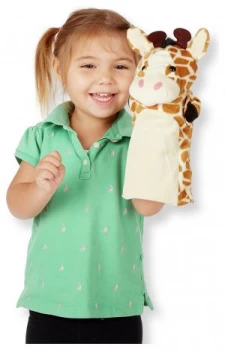 Image of Melissa Doug Zoo Friends Hand Puppets.