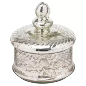 Image of Silver Foil Effect Small Trinket Jar