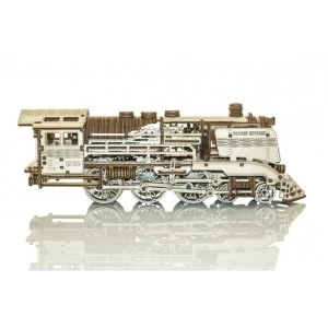 Image of Wooden Express With Rails Wooden City 3D Wooden Model Kit