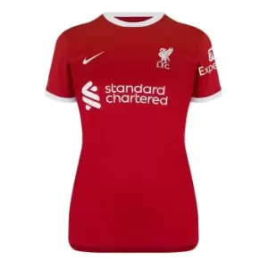 Image of Nike Liverpool Home Shirt 2023 2024 Womens - Red