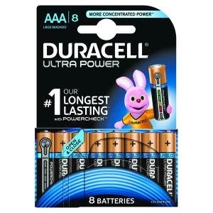 Image of Duracell Ultra Power AAA Batteries Pack of 8 15071690