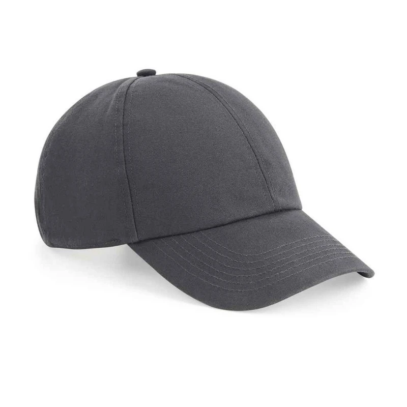 Image of Beechfield Beechfield Men 6 Panel Cap in Mid Grey Mid Grey One Size Male 5063425834396