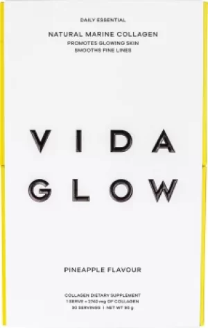 Image of Vida Glow Daily Essential Natural Marine Collagen Sachets 30 x 3g Pineapple