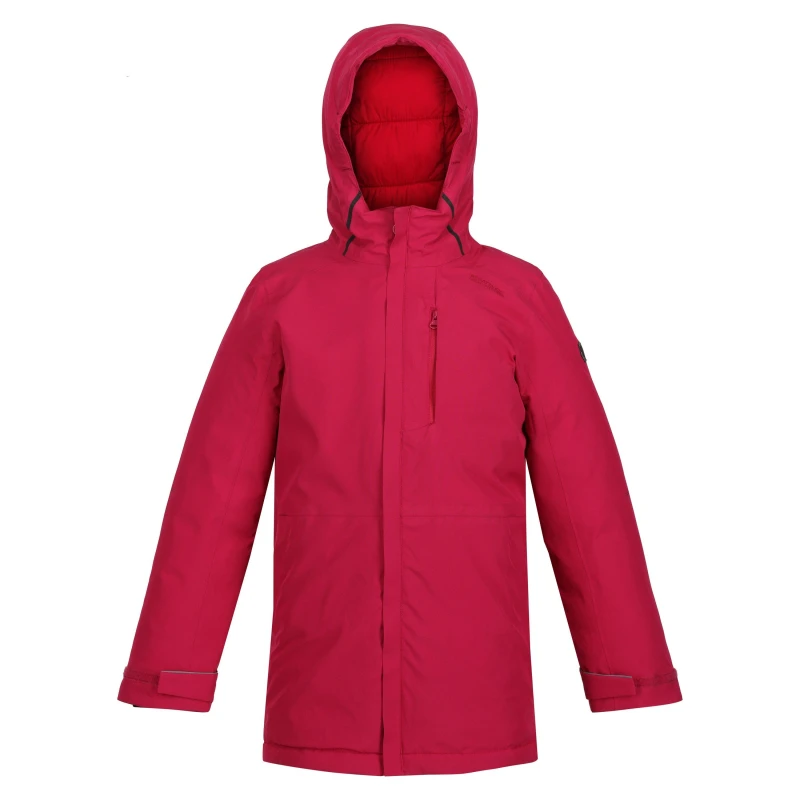 Image of Regatta Girls Yewbank Waterproof Beathable Insulated Coat 13 Years - Chest 79-83cm (Height 153-158cm) Berry Pink RKP254G-176-13