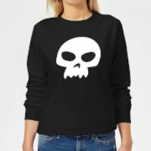 Image of Toy Story Sid's Skull Womens Sweatshirt - Black - 4XL - Black