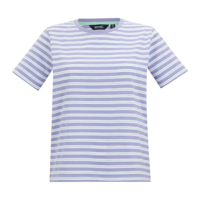 Image of Womens T-Shirt Regatta Bayletta Violet Female 48