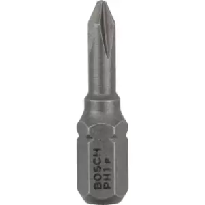 Image of Bosch Extra Hard Phillips Screwdriver Bits PH1 25mm Pack of 25