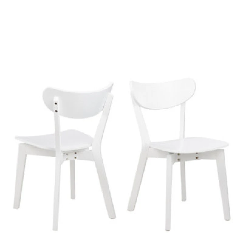 Image of Furniture To Go Roxby Dining Chair Set Of 2 In White