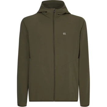 Image of Calvin Klein Performance Essential Wind Jacket - Grape Leaf/Blac