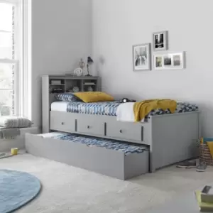 Image of Venus Grey Guest Bed With Drawers