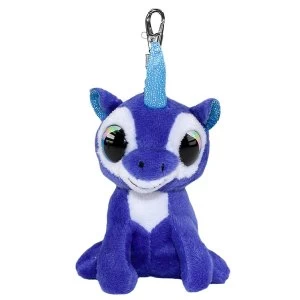 Image of Lumo Stars Mini Keyring Unicorn Velvet Plush Toy