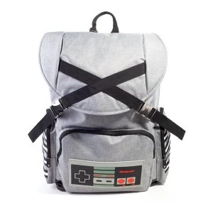 Image of Nintendo - Nes Controller Unisex Backpack Backpack - Grey/Black