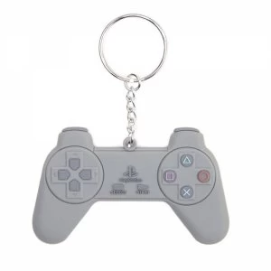 Image of Sony PlayStation Rubber Resin PlayStation One Gaming Controller Model Keyring