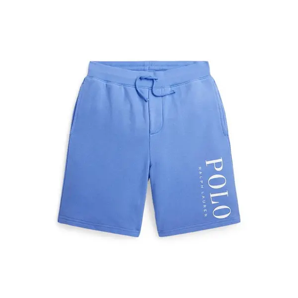 Image of Polo Ralph Lauren Logo Spa Terry Shorts Junior - Blue One Size