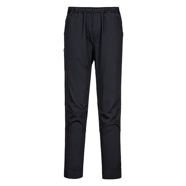 Image of Portwest Surrey Mens Water Resistant Kitchen Trousers C072BKRS Colour: Black