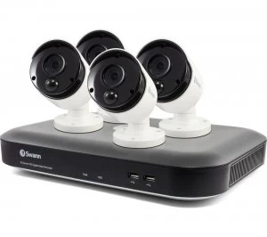 Image of SWANN SWDVK-855804 8-Channel Smart 4K Ultra HD Security System 2TB, 4 Cameras