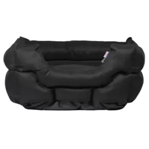 Image of Bunty X-Large Woodland Bed - Black - X-Large