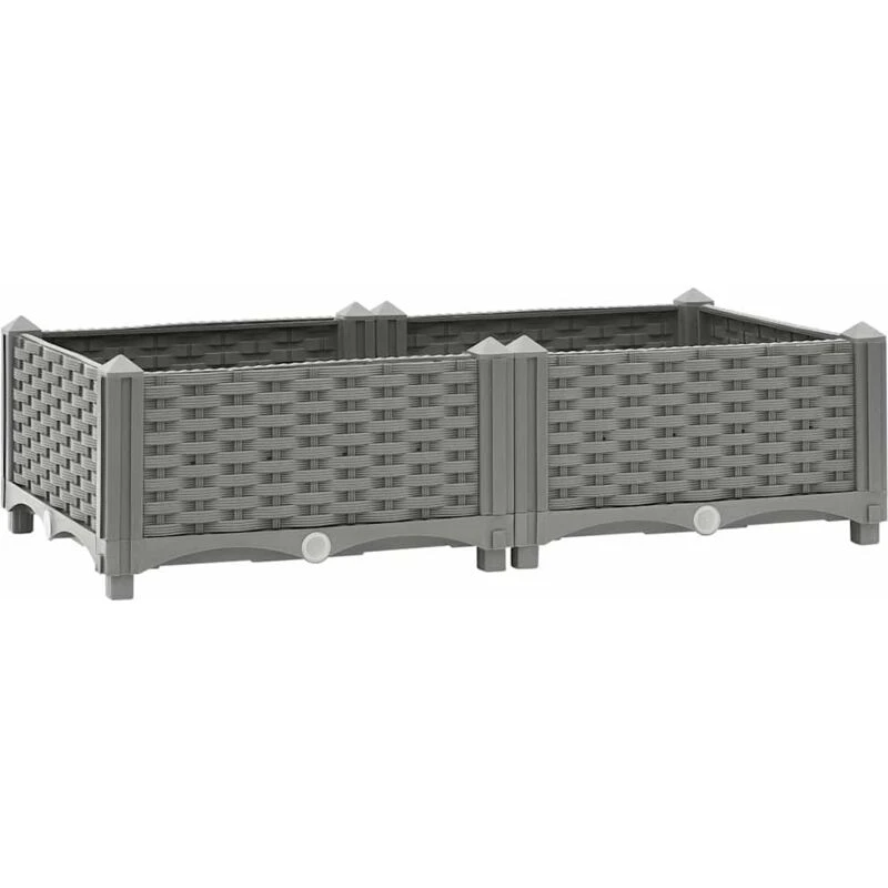 Image of VIDAXL Raised Bed 80x40x23cm Polypropylene vidaXL 8720845671822