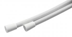 Image of Wickes PVC Shower Hose - White 1.5m