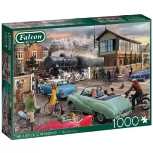 Image of Jumbo Falcon De Luxe The Level Crossing 1000 Piece Jigsaw Puzzle