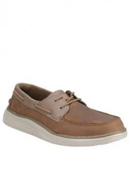 Image of Skechers 2.0 Forme Lace Up Shoe - Brown