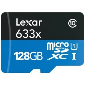 Image of Lexar 633X 128GB MicroSDXC Memory Card