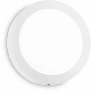 Image of White universal 1-light aluminum wall light