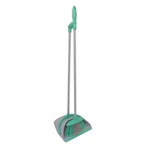 Image of Charles Bentley 'Brights' Lobby Dustpan & Brush Set Mint Green