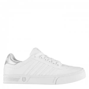 Image of K Swiss C Lite Trainers - White/Silver