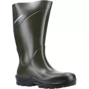Image of Nora Max Unisex Adult Pro S5 PU Safety Boots (4 UK) (Green) - Green