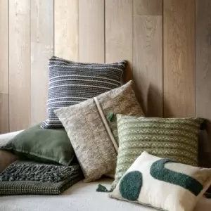 Image of Alness Khaki Cushion Cover Khaki (Green)