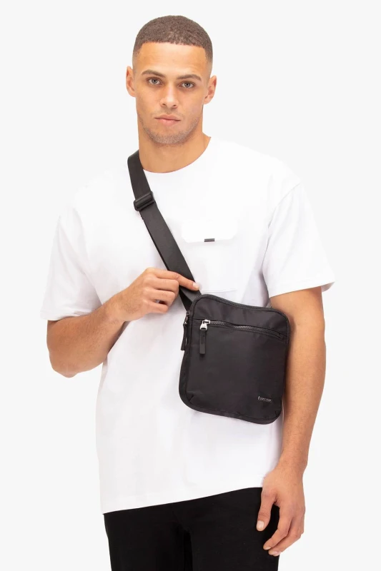 Image of Luke 1977 Mens Indeed Crossbody Bag in Black Male One Size