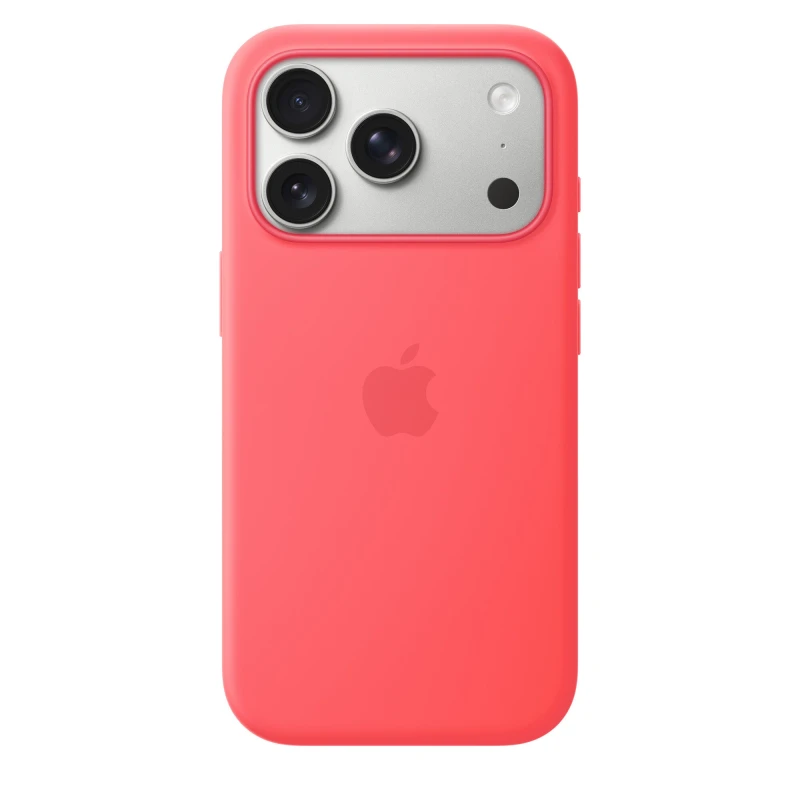 Image of Apple Apple iPhone 17 Pro Silicone Case with MagSafe - Bright Guava MHW04ZM/A