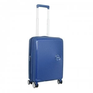 Image of American Tourister Soundbox Bass Midnight Navy Hard Cabin Spinner - Navy