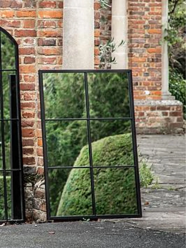 Image of Crossland Grove Ashford Outdoor Mirror Black 5.05941E+12