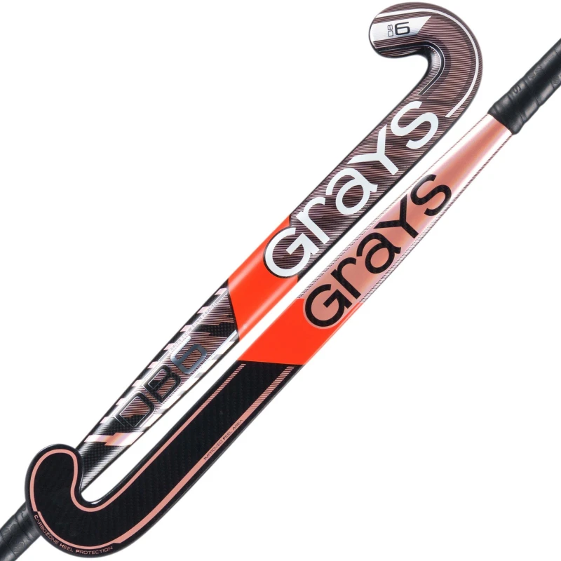 Image of Grays Hockey Adults Dynabow 10 Hockey Sticks Black/Met Pink unisex 36.5 Inch