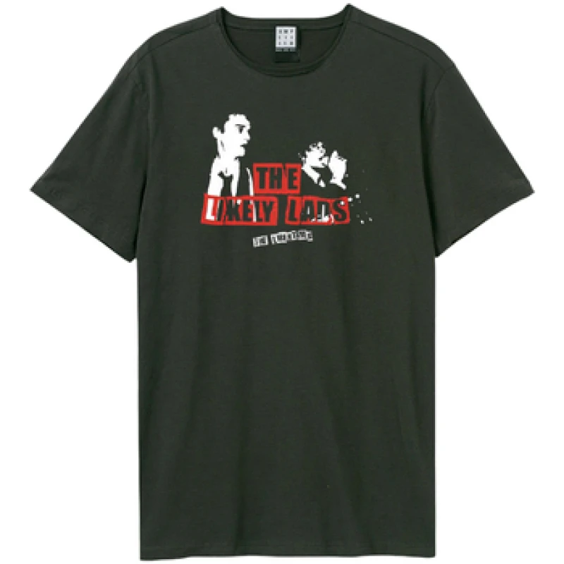 Image of Amplified Amplified Men Pete And Carl The Libertines T-Shirt in Charcoal Size: X-Small Charcoal XS Male 5063750997452