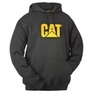 Image of Caterpillar Trademark CW10646 Hooded Sweatshirt / Mens Sweatshirts (Large) (BLACK)