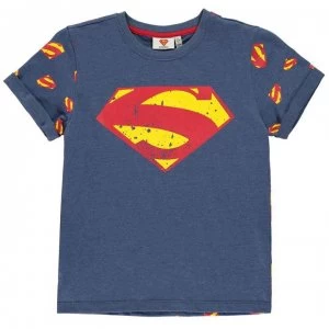 Image of Character Short Sleeve T Shirt Boys - Superman J