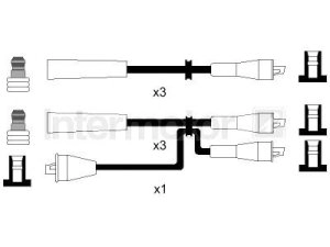 Image of Remax HT Ignition Leads Cable Set Resistive Cable 7 Leads FERRARI DINO GT