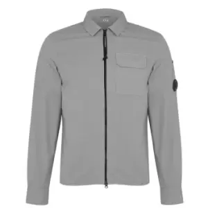 Image of CP COMPANY Zipped Overshirt - Grey
