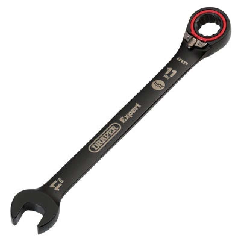 Image of Draper Expert Hi Torq Reversible Ratchet Combination Spanner 03901 Size: 11mm