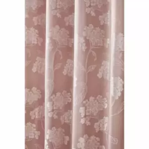 Image of Emma Barclay Blossom Eyelet Curtain 46 X 54 Blush Pink (pair)