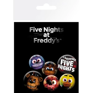 Image of Five Nights at Freddys Mix Badge Pack