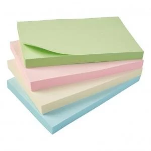 Image of Eco Notes Recycled 127x76mm Re Move Pastel Pack 12 938195