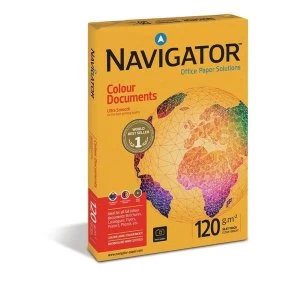 Image of Navigator Colour Documents Paper Ultra Smooth Ream-Wrapped 120gsm A3 White Ref NCD1200017 500 Sheets