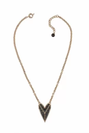 Image of Karl Lagerfeld Drama Pyramid Heart Necklace 5420594