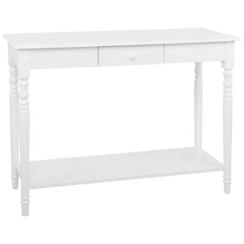 Image of Beliani Cottage Console Table Tobago White